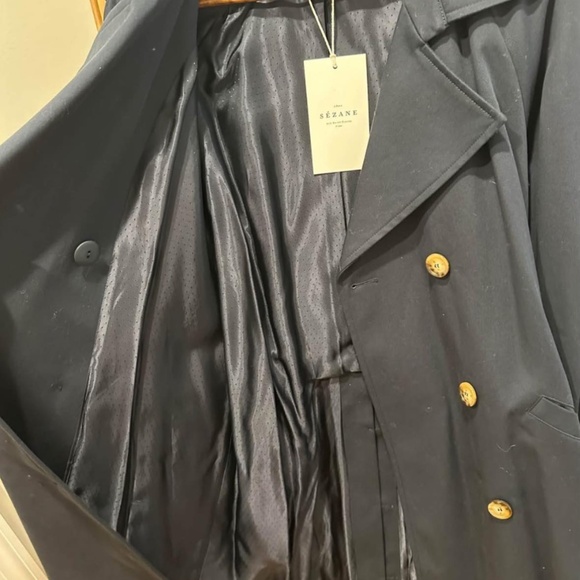 NWT Sezane Scott Trench - Picture 5 of 8